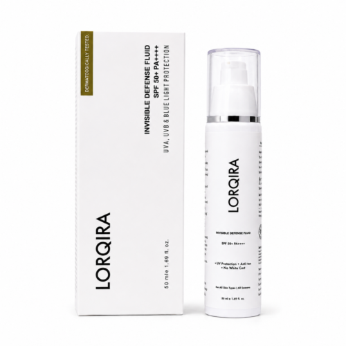 LORQIRA Invisible Defense Fluid — SPF 50+ PA++++